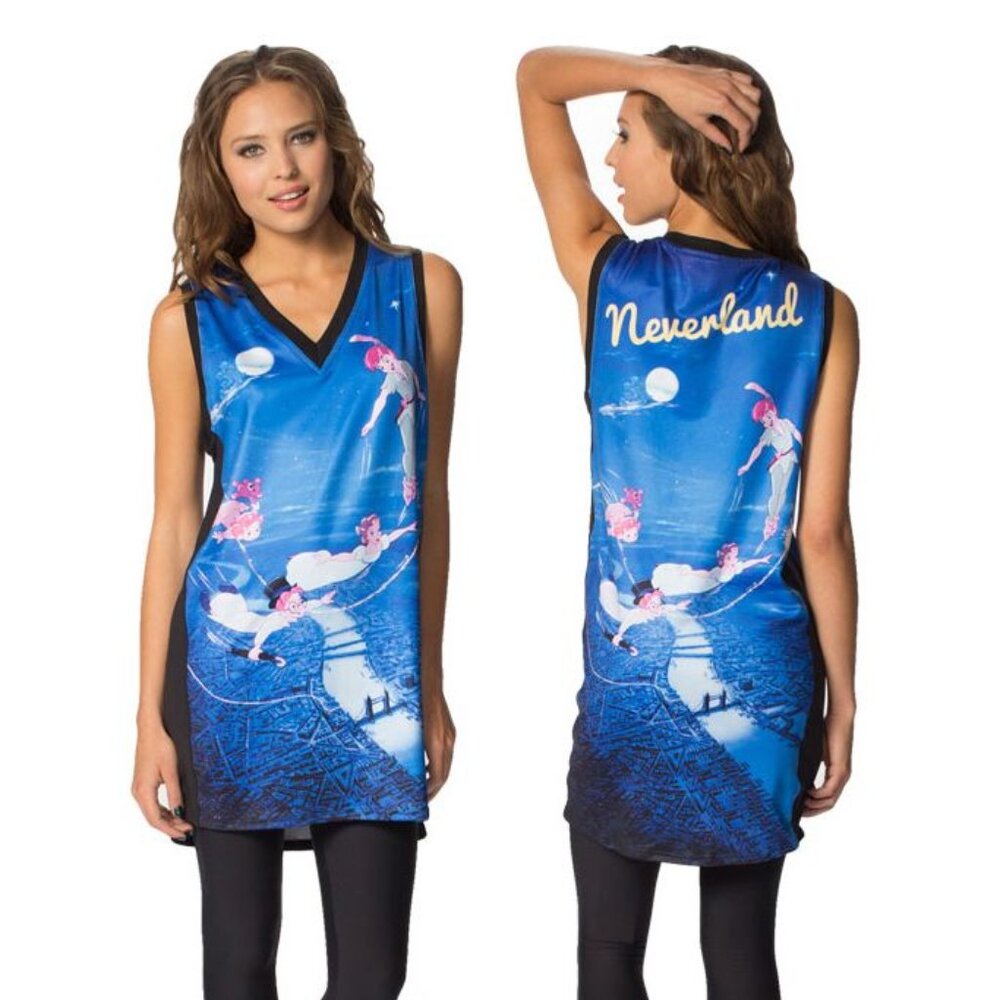 NWT Blackmilk Peter Pan Shooter Dress Disney Museum